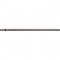 Mayhew - 3/8" Head Width, 18" OAL, Tapered Punch Chisel - Round Drive, Round Shank, Steel - Exact Tooling