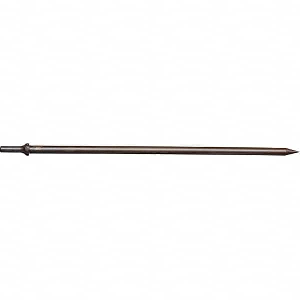 Mayhew - 18" OAL, Tapered Punch Chisel - Round Drive, Round Shank, Steel - Exact Tooling