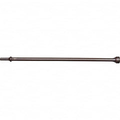 Mayhew - 1" Head Width, 24" OAL, Pneumatic Hammer - Round Drive, Round Shank, Steel - Exact Tooling