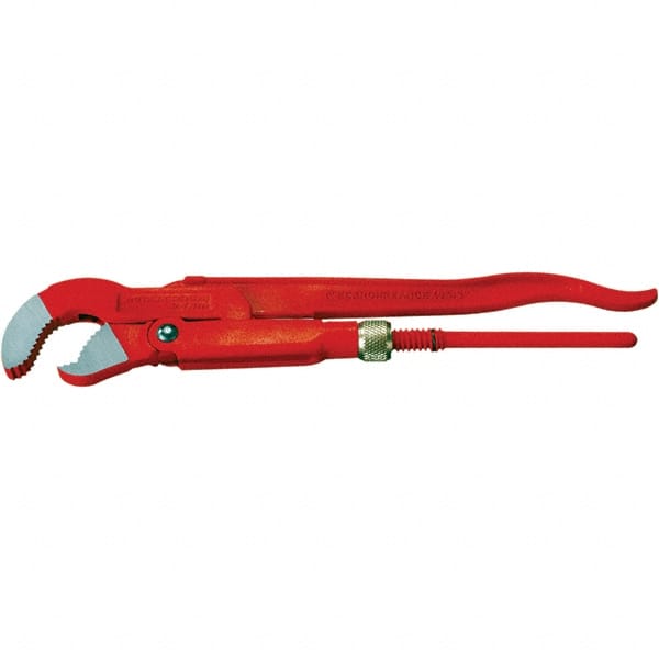 Rothenberger - Pipe Wrenches Type: Corner Pipe Wrench 45 Deg Maximum Pipe Capacity (Inch): 2 - Exact Tooling