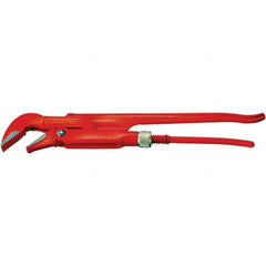 Rothenberger - Pipe Wrenches Type: Corner Pipe Wrench 45 Deg Maximum Pipe Capacity (Inch): 2 - Exact Tooling