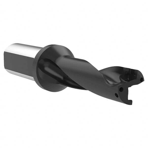 Allied Machine and Engineering - 63mm Max Drill Depth, 3xD, 21mm Diam, Indexable Insert Drill - Exact Tooling