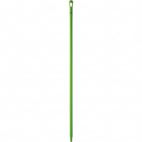 Vikan - 59 x 1-1/4" Polypropylene Squeegee Handle - European Threaded Connection, Green - Exact Tooling