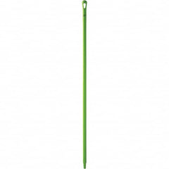 Vikan - 59 x 1-1/4" Polypropylene Squeegee Handle - European Threaded Connection, Green - Exact Tooling