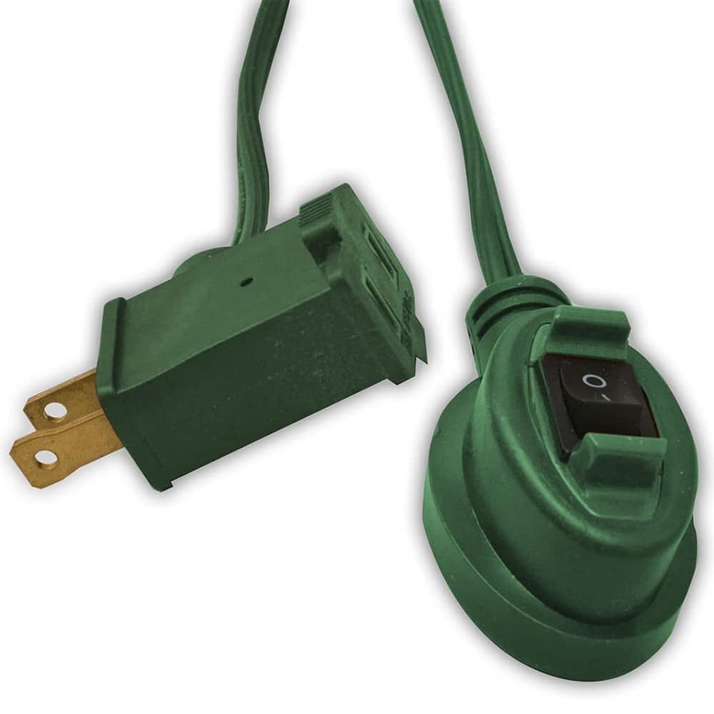 GoGreen Power - Power Cords; Cord Type: Replacement Cord ; Overall Length (Feet): 15 ; Cord Color: Green ; Amperage: 13 ; Voltage: 125 ; Wire Gauge/Number of Conductors: 16/2 - Exact Tooling