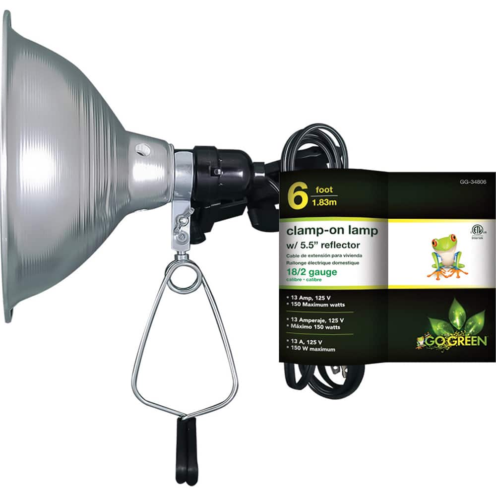 GoGreen Power - Clamp Mount Electric Portable Incandescent Light - Exact Tooling