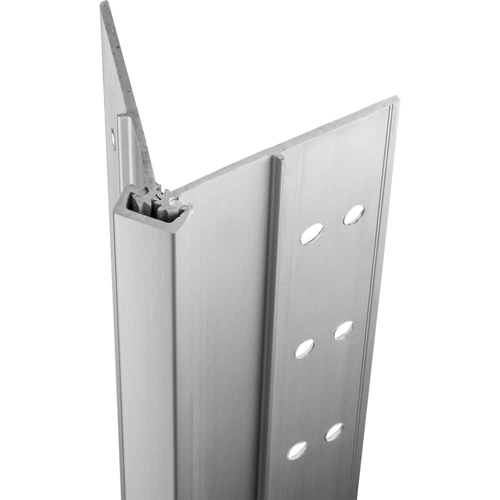 Stanley - Continuous Hinges; Type: Full Mortise ; Mount Type: Full Mortise ; Overall Length (Inch): 120; 120 ; Hinge Material: Aluminum ; Width (Decimal Inch): 6.375 ; Thickness (Decimal Inch): 0.1120 - Exact Tooling