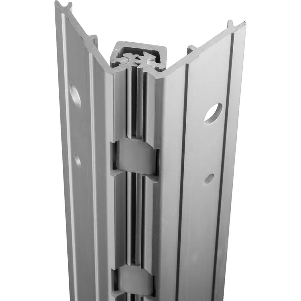 Stanley - Continuous Hinges; Type: Full Surface ; Mount Type: Full Surface ; Overall Length (Inch): 120; 120 ; Hinge Material: Aluminum ; Width (Decimal Inch): 3.4063 ; Thickness (Decimal Inch): 0.1120 - Exact Tooling