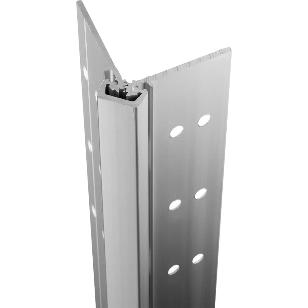 Stanley - Continuous Hinges; Type: Full Mortise ; Mount Type: Full Mortise ; Overall Length (Inch): 83; 83 ; Hinge Material: Aluminum ; Width (Decimal Inch): 4.4375 ; Thickness (Decimal Inch): 0.1120 - Exact Tooling