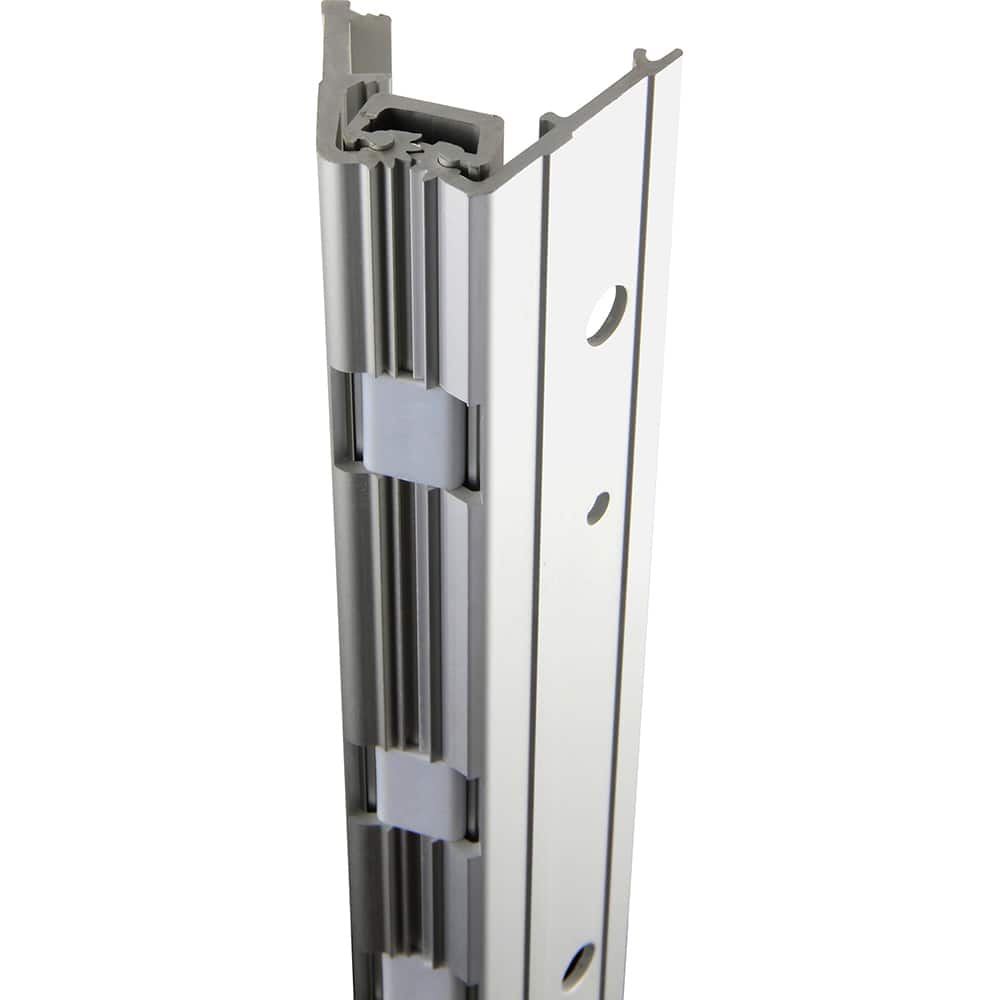 Stanley - Continuous Hinges; Type: Full Surface ; Mount Type: Full Surface ; Overall Length (Inch): 95; 95 ; Hinge Material: Aluminum ; Width (Decimal Inch): 3.1875 ; Thickness (Decimal Inch): 0.1120 - Exact Tooling