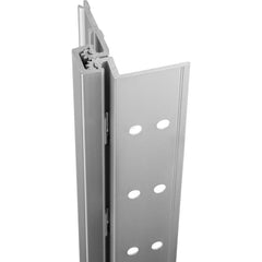 Stanley - Continuous Hinges; Type: Half Surface ; Mount Type: Half Surface ; Overall Length (Inch): 85; 85 ; Hinge Material: Aluminum ; Width (Decimal Inch): 3.5 ; Thickness (Decimal Inch): 0.1120 - Exact Tooling