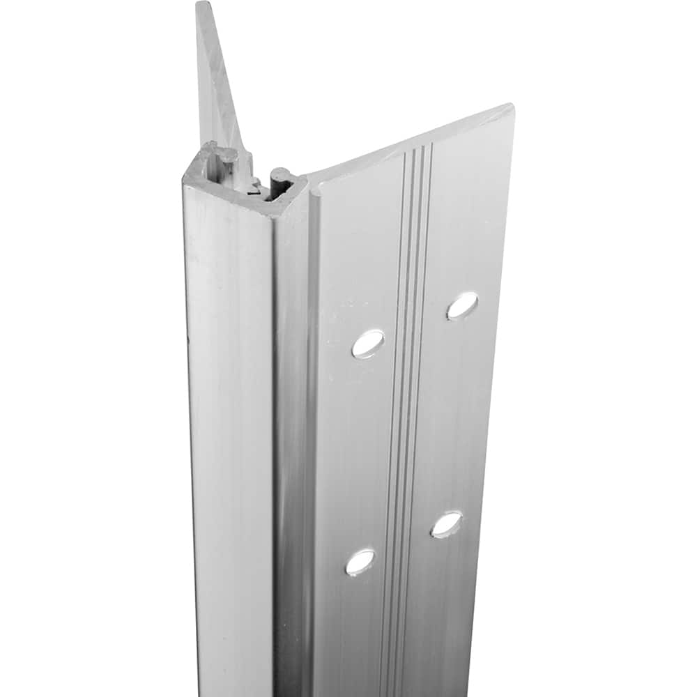 Stanley - Continuous Hinges; Type: Full Mortise ; Mount Type: Full Mortise ; Overall Length (Inch): 85; 85 ; Hinge Material: Aluminum ; Width (Decimal Inch): 4.0938 ; Thickness (Decimal Inch): 0.1120 - Exact Tooling