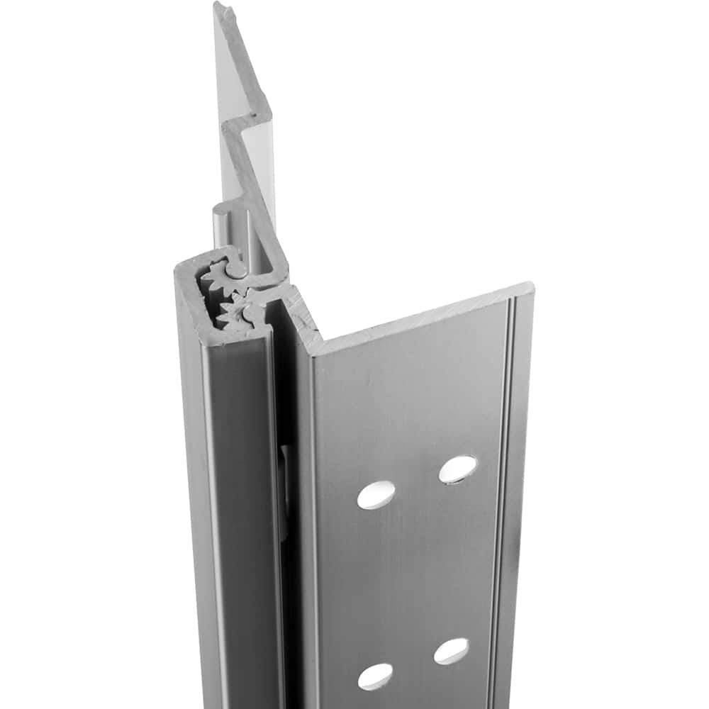 Stanley - Continuous Hinges; Type: Half Surface ; Mount Type: Half Surface ; Overall Length (Inch): 95; 95 ; Hinge Material: Aluminum ; Width (Decimal Inch): 4.5 ; Thickness (Decimal Inch): 0.1120 - Exact Tooling