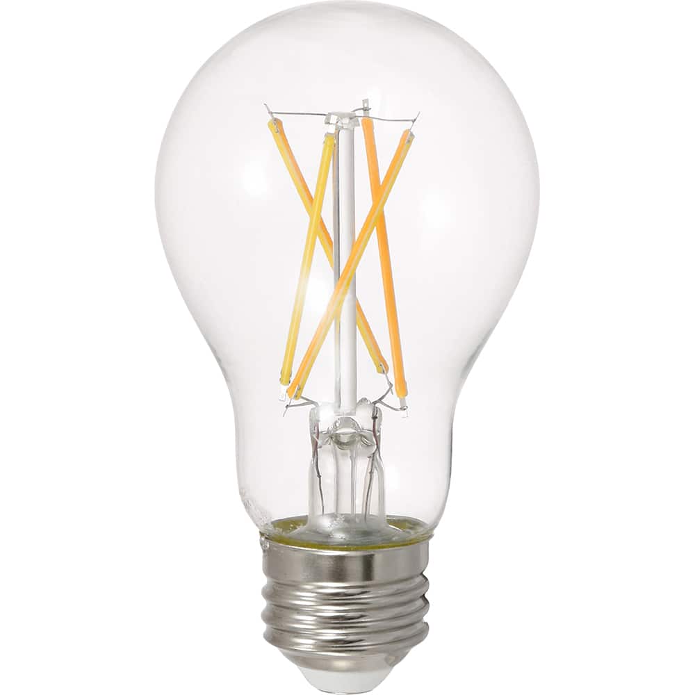 SYLVANIA - Lamps & Light Bulbs; Lamp Technology: LED ; Lamps Style: Commercial/Industrial ; Lamp Type: A19 ; Wattage Equivalent Range: 1-19 ; Actual Wattage: 8.00 ; Base Style: Medium Screw - Exact Tooling