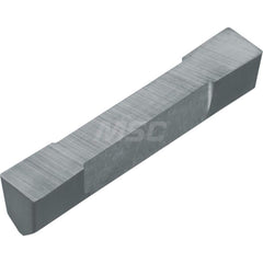 Grooving Insert: DB250 TN60, Cermet TiCN & NbC Finish, Right Hand, 6.35 mm Cutting Width, 19 mm Max Depth, Series KDB