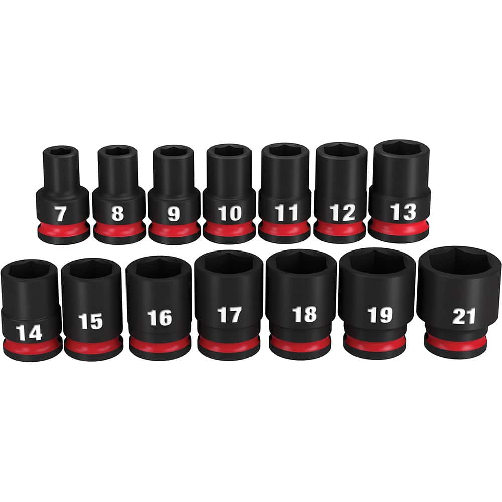 Milwaukee Tool - 14 Pc 3/8" Drive Socket Set - Exact Tooling