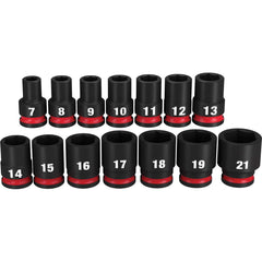 Milwaukee Tool - 14 Pc 3/8" Drive Socket Set - Exact Tooling