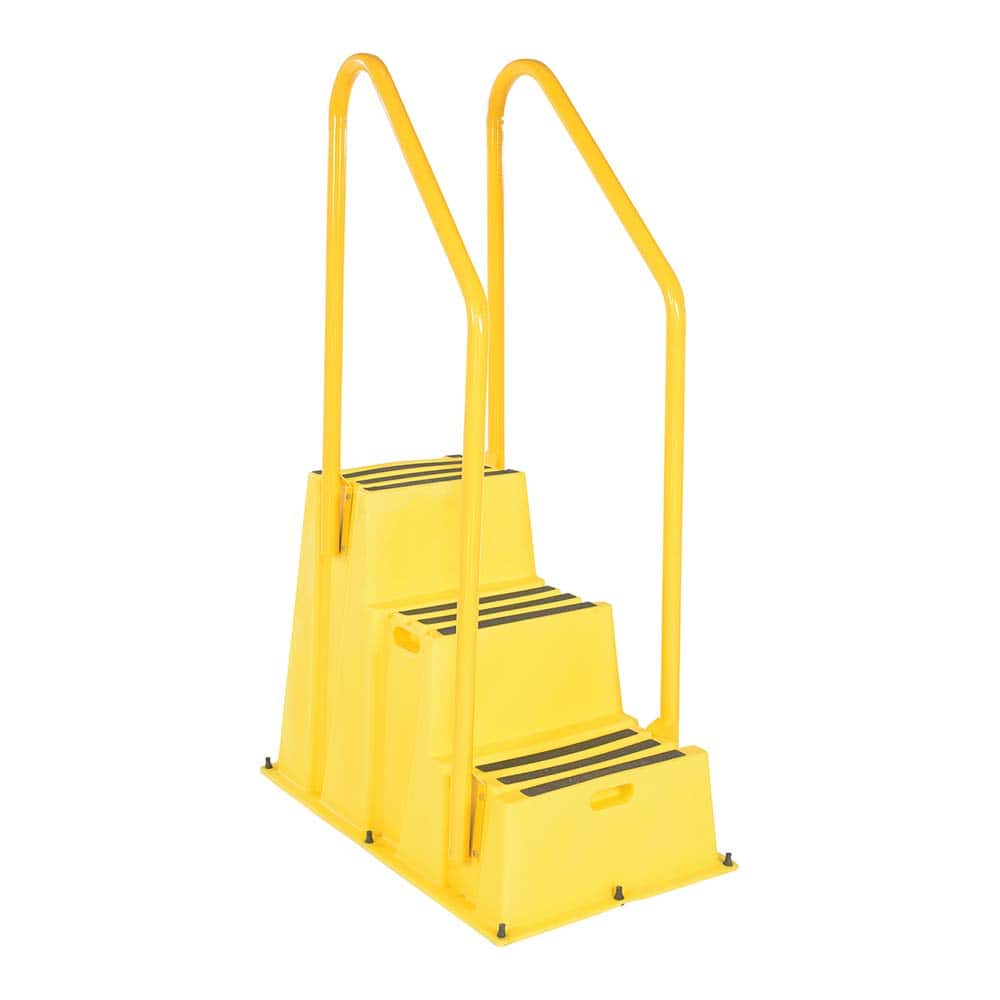 Vestil - Step Ladders; Type: Step Stand ; Height (Feet): 5' 10" ; Industry Rating: Type IA ; Load Capacity (Lb.): 500.000 ; Material: Polyethylene ; Base Spread: 25 (Inch) - Exact Tooling