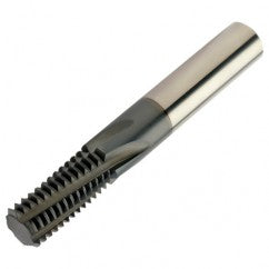 R217.15-120200AC26M 1620 12mm 5 FL Solid Carbide Thread Mill w/Cylindrical Shank - Exact Tooling