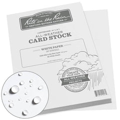 Rite in the Rain - Office Machine Supplies & Accessories; Office Machine/Equipment Accessory Type: Card Stock ; For Use With: Laser Jet Printer ; Detailed Product Description: Rite in the Rain Weatherproof Card Stock, 8.5" x 11", 100# White, 80 Sheet Pac - Exact Tooling