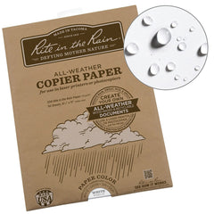 Rite in the Rain - Office Machine Supplies & Accessories; Office Machine/Equipment Accessory Type: Copy Paper ; For Use With: Laser Jet Printer ; Detailed Product Description: Rite in the Rain Weatherproof Laser Printer Paper, 8.5" x 11", 20# White, 50 S - Exact Tooling
