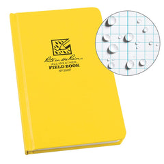 Rite in the Rain - Note Pads, Writing Pads & Notebooks; Writing Pads & Notebook Type: Notebook ; Size: 4-3/4 x 7-1/2 ; Number of Sheets: 80 ; Color: Yellow ; Additional Information: Weatherproof - Exact Tooling