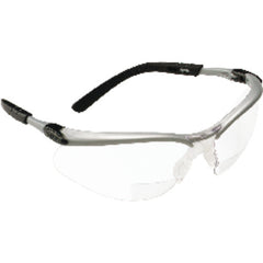 ‎3M BX Reader Protective Eyewear 11374-00000-20 Clear Lens Silver Frame +1.5 Diopter - Exact Tooling