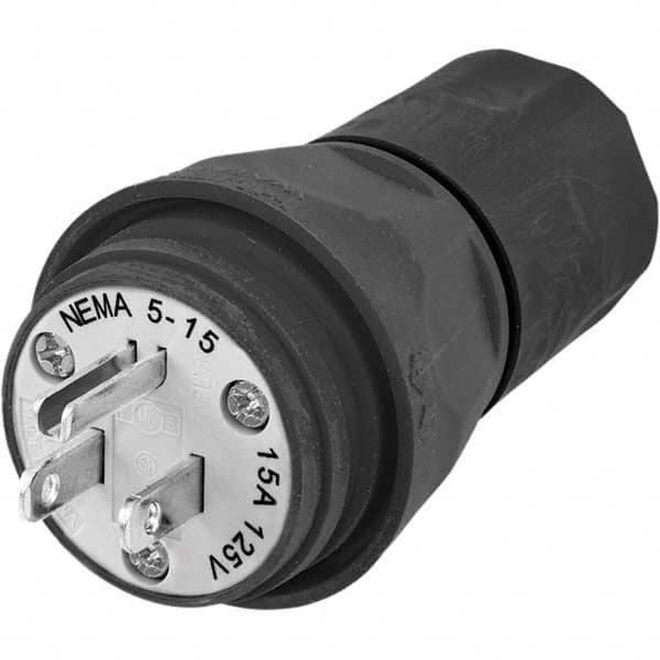 Hubbell Wiring Device-Kellems - Straight Blade Plugs & Connectors Connector Type: Plug Grade: Industrial - Exact Tooling