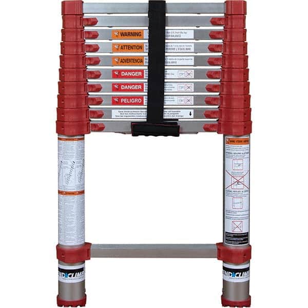Xtend+Climb - Extension Ladders Type: Telescoping Ladder Height (Feet): 10.50 - Exact Tooling