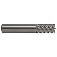 7/8 TuffCut SS 6 Fl High Helix Non-Center Cutting End Mill - Exact Tooling