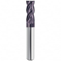 Guhring - 3/4", 1-1/2" LOC, 3/4" Shank Diam, 4" OAL, 4 Flute Solid Carbide Square End Mill - Exact Tooling