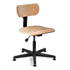 Bevco - 14 to 19" High Adjustable Height Swivel Stool - Exact Tooling