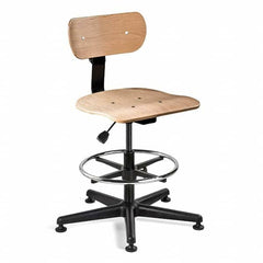 Bevco - 21 to 31" High Adjustable Height Swivel Stool - Exact Tooling