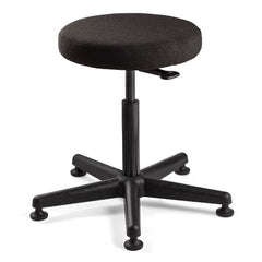 Bevco - Swivel & Adjustable Stools Type: Adjustable Backless Stool Base Type: Nylon - Exact Tooling