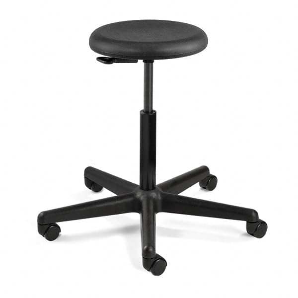 Bevco - Swivel & Adjustable Stools Type: Adjustable Backless Stool Base Type: Nylon - Exact Tooling