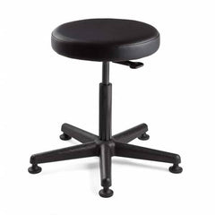 Bevco - Swivel & Adjustable Stools Type: Adjustable Backless Stool Base Type: Nylon - Exact Tooling