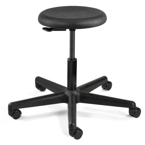 Bevco - Swivel & Adjustable Stools Type: Adjustable Backless Stool Base Type: Nylon - Exact Tooling
