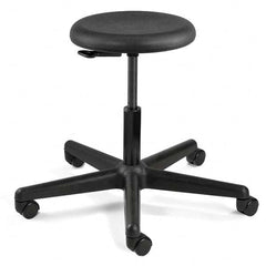 Bevco - Swivel & Adjustable Stools Type: Adjustable Backless Stool Base Type: Nylon - Exact Tooling