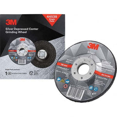 3M - Depressed-Center Wheels Wheel Diameter (Inch): 4-1/2 Wheel Thickness (Decimal Inch): 0.2500 - Exact Tooling
