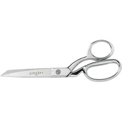 Gingher - Scissors & Shears Blade Material: Forged Steel; Double-Plated Chrome-Over-Nickel Finish Applications: Sewing; Fabric - Exact Tooling