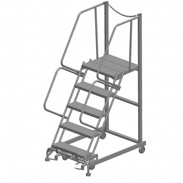 Ballymore - Rolling & Wall Mounted Ladders & Platforms Type: Rolling Warehouse Ladder Style: Rolling Safety Ladder - Exact Tooling