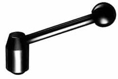 J.W. Winco - M12 x 1.75, 23mm Hub Diam, Steel Tapped Insert Adjustable Clamping Handle - Exact Tooling