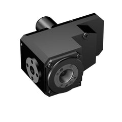 Modular Lathe Adapter/Mount: Neutral Cut, C4 Modular Connection Through Coolant, Series Cx-DNE-MZ..V-ET