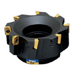 90° Arbor Mnt Face Mill-HM90F90AD2.50-6-1.00; 2-1/2"Dia - Exact Tooling