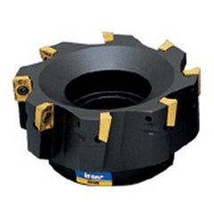 90° Arbor Mnt Face Mill-HM90F90AD2.50-6-1.00; 2-1/2"Dia - Exact Tooling