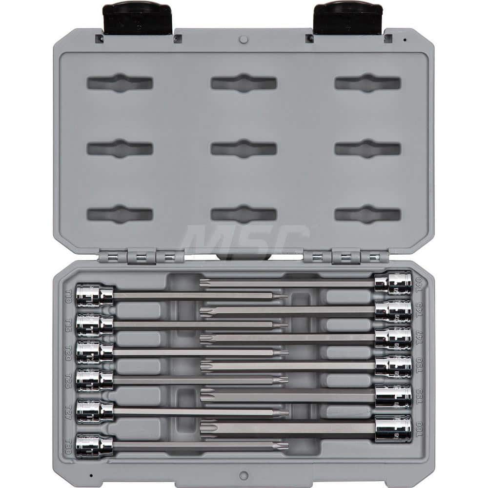 Torx Bit Socket Set: 12 Pc, 3/8″ Drive