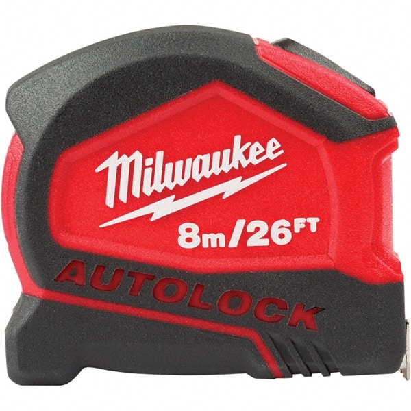 Milwaukee Tool - Tape Measures Length (Feet): 26.00 Width (mm): 27.00 - Exact Tooling
