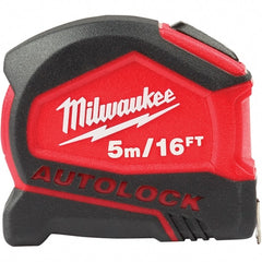 Milwaukee Tool - Tape Measures Length (Feet): 16.00 Width (mm): 27.00 - Exact Tooling