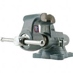 Wilton - Bench Vises Jaw Width (Inch): 6 Jaw Opening Capacity (Inch): 10 - Exact Tooling