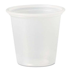 DART - Polystyrene Portion Cups, 1 1/4 oz, Translucent, 2500/Carton - Exact Tooling